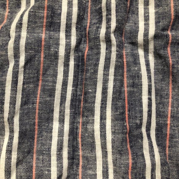 Laundry By Shelli Segal Women's Striped Linen-Blend Pants - Picture 8 of 9